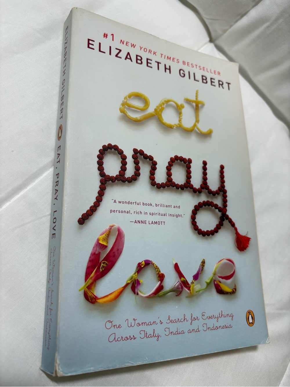 Original Penguin Eat Pray Love, By- Elizabeth Gilbert.